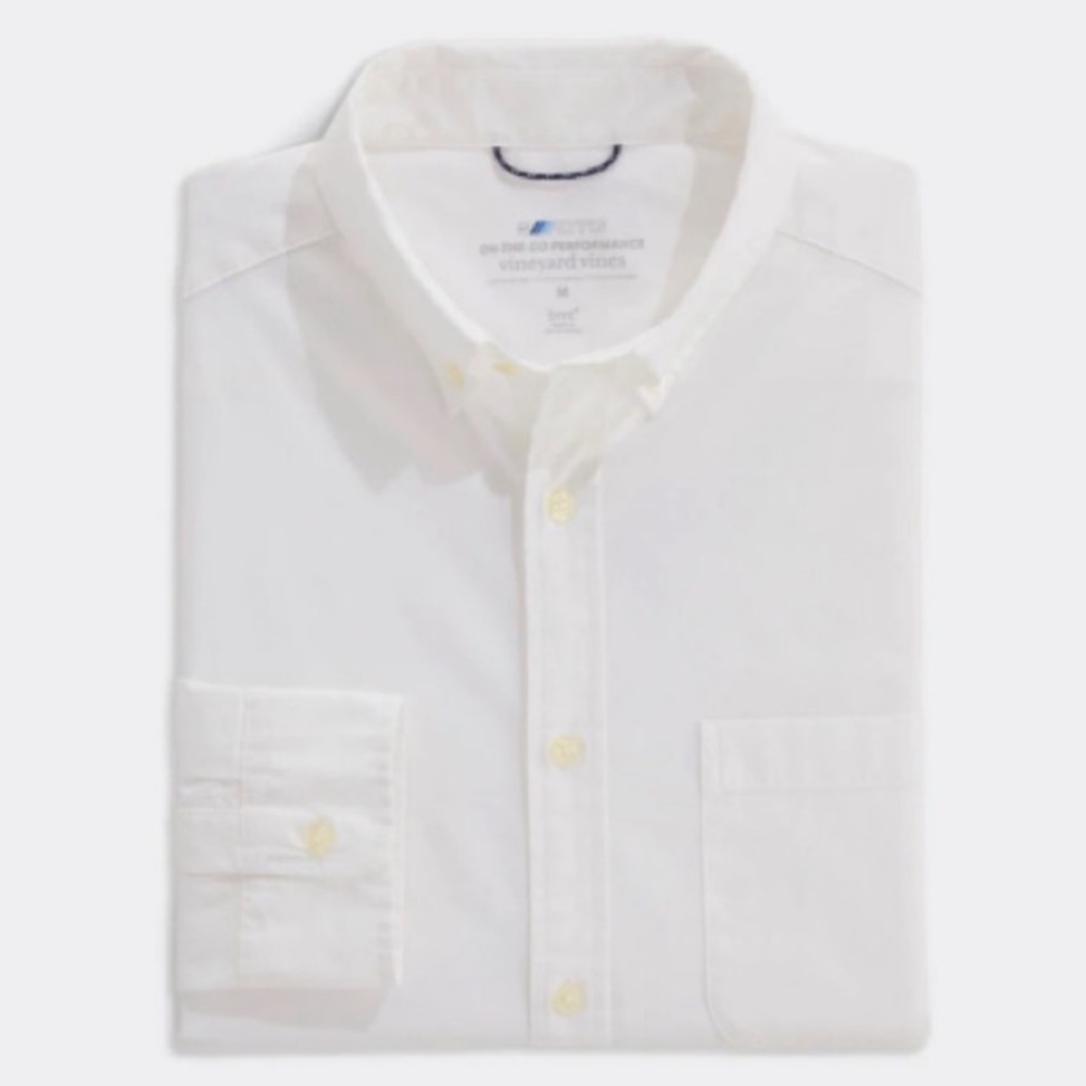Vineyard Vine Solid On The Go Brrr Shirt 3XT - Picture 2 of 12